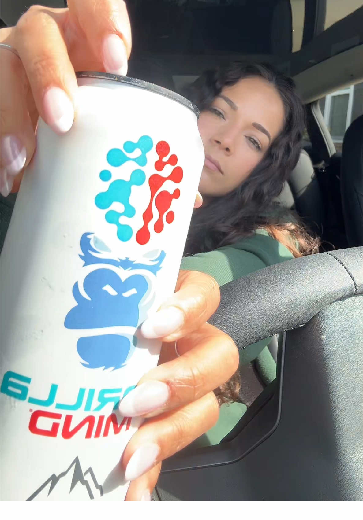 TikTok post by @its_migneris for Gorilla Mind. Caption reads: [...] pick me up to continue your day 😉. @Gorilla....