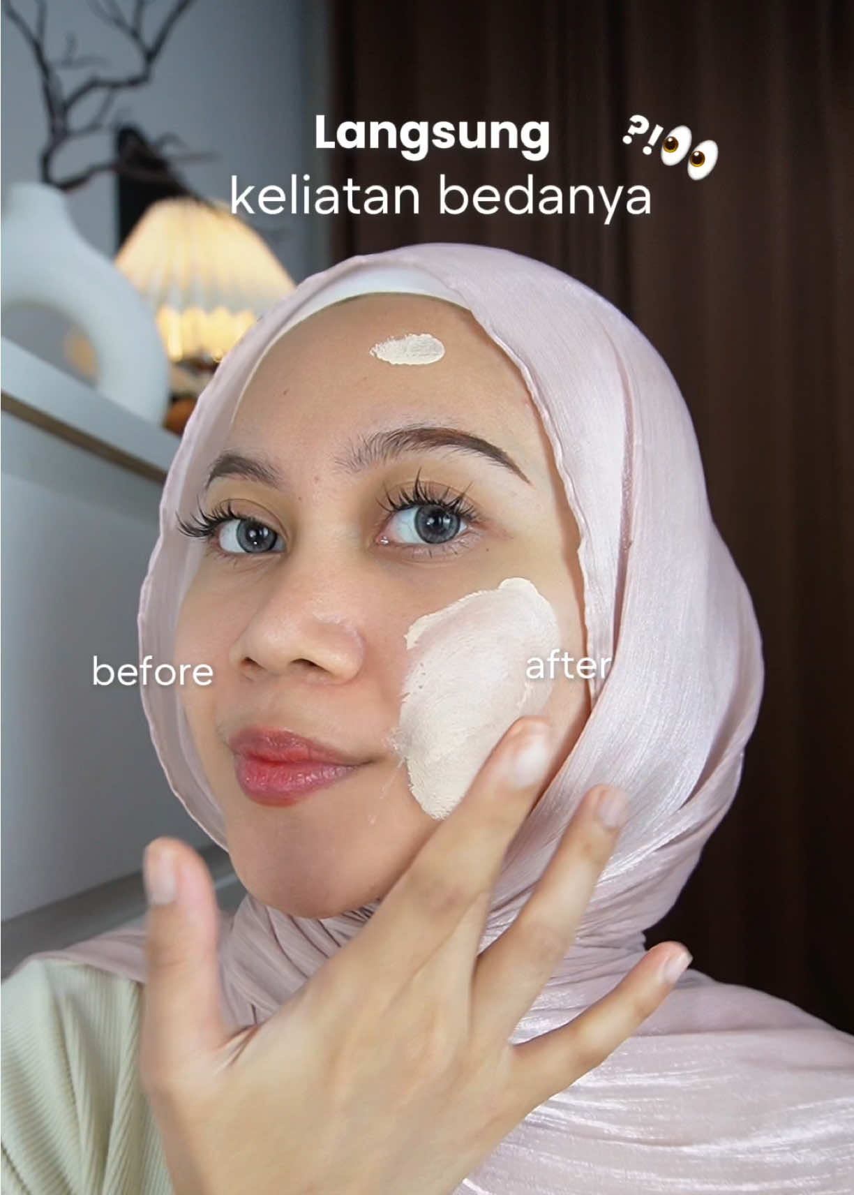 TikTok post by @sallikahmlt for Animate. Caption reads: [...] jdi auto satset pake day cream dari @Animate....