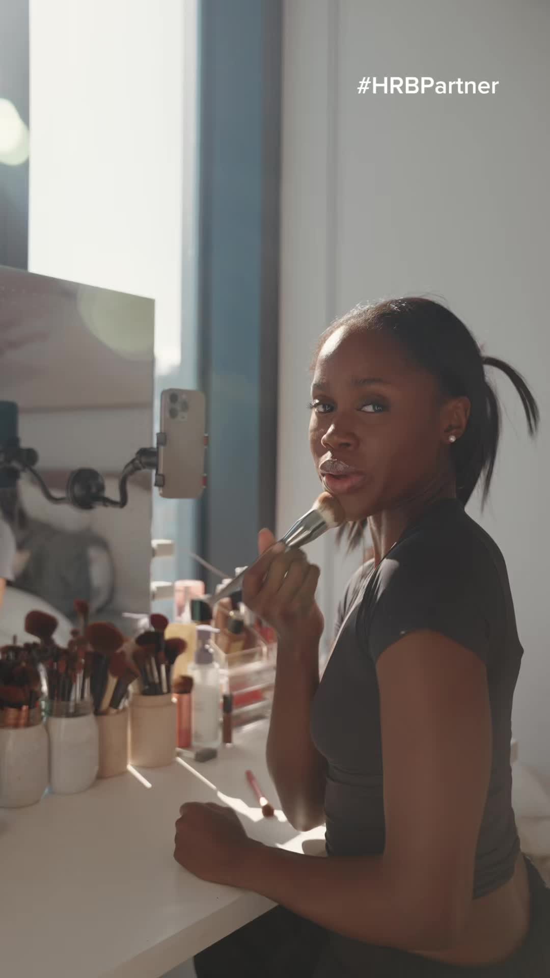 TikTok post by @enigivensunday for H&R Block. Caption reads: [...] level of expertise and experience: @H&R....