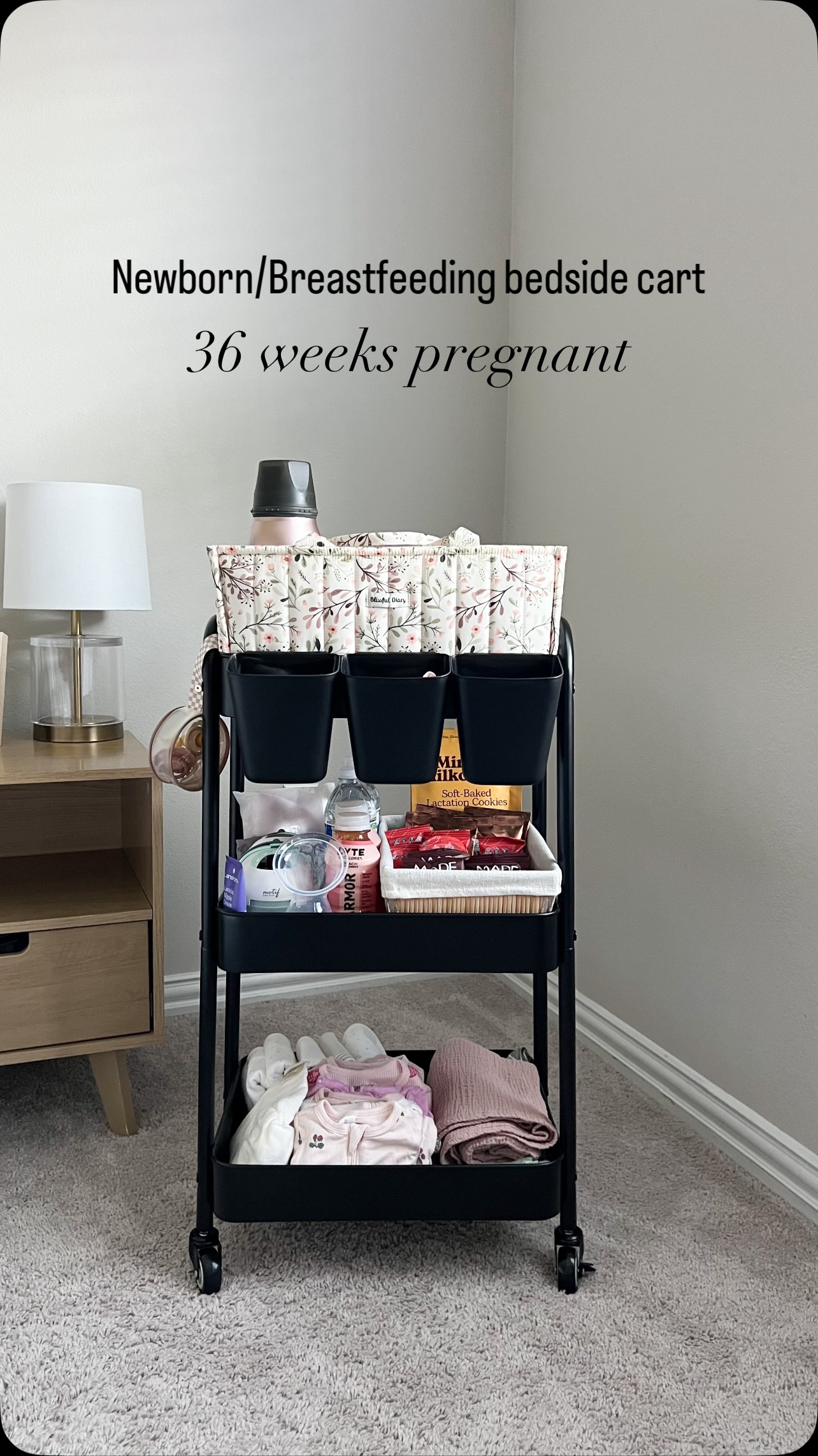Instagram post by @raisingmytribe12 for Ceres Chill. Caption reads: ✨ 36 weeks pregnant, let’s set up my....