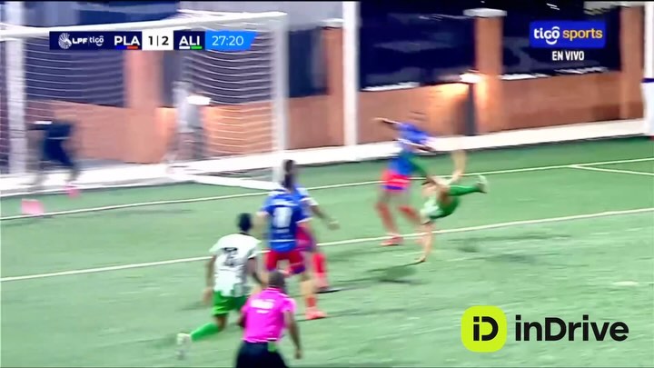 Instagram post by @alianzafcpanama for INDRIVE. Caption reads: ¡TIGOLAZOOOOOO! 🤯

Ansony Frias con un golazo de....