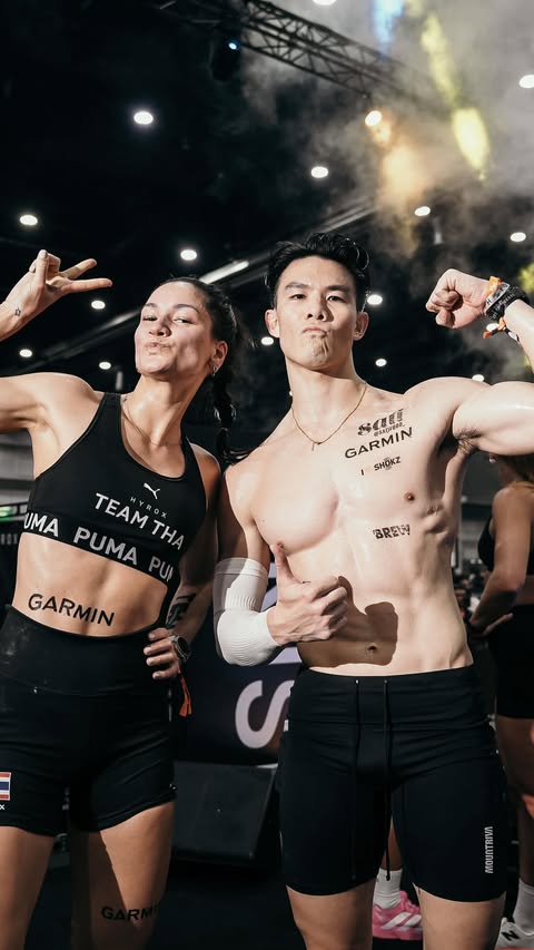 Instagram post by @anitabye for Garmin. Caption reads: [...] in the bag with @the.doctor.k for....
