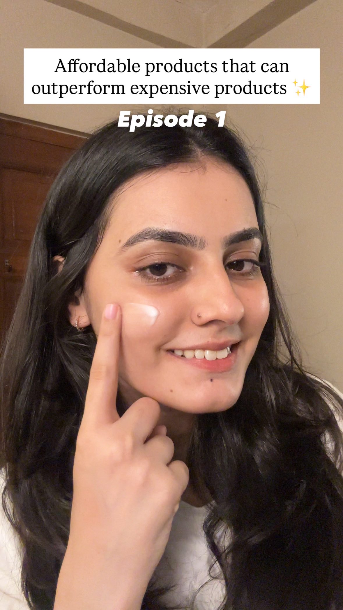 Instagram post by @_hiteshi_ for Plum Goodness. Caption reads: This moisturiser is all you need this winter ❄️....