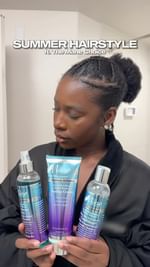 Instagram post by @folahontas for The Mane Choice. Caption reads: Bringing those tropical vibes to life with another....