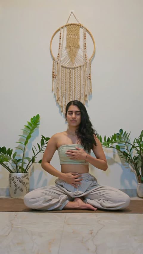 Instagram post by @yogacaro for Blue Nectar. Caption reads: The power of abhyangam✨️🌸 #Ayurveda....