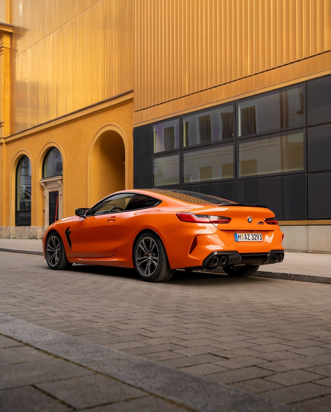 Instagram post by @bimmerworldbrothers for BMW. Caption reads: Orange is the new fast. 🍊💨

📸....