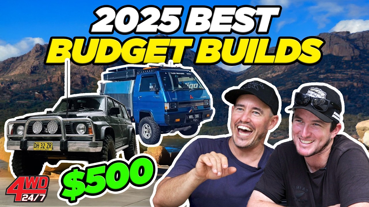 YouTube post by @4WD247 for Dometic. Caption reads: 16 UNIQUE Budget 4WD builds that'll BLOW YOUR....