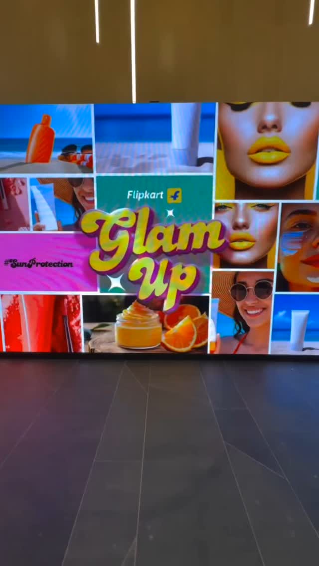 Instagram post by @artistic_ruchii for OLAY. Caption reads: Get ready to GLAM UP!

Flipkart's Glam Up '25 Sale....