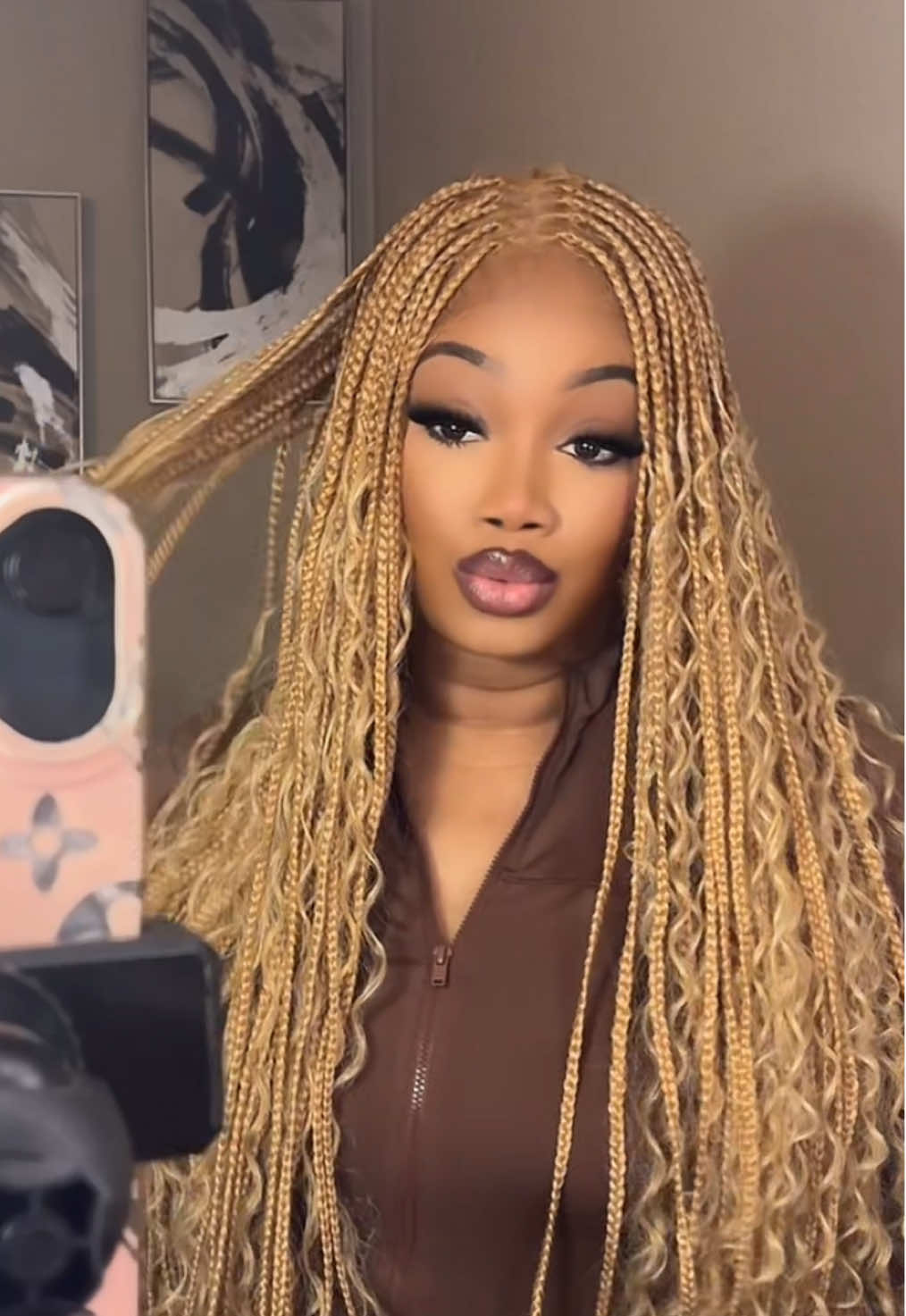 TikTok post by @mayflower932 for Supernova Hair. Caption reads: [...] use another one of these beauties....