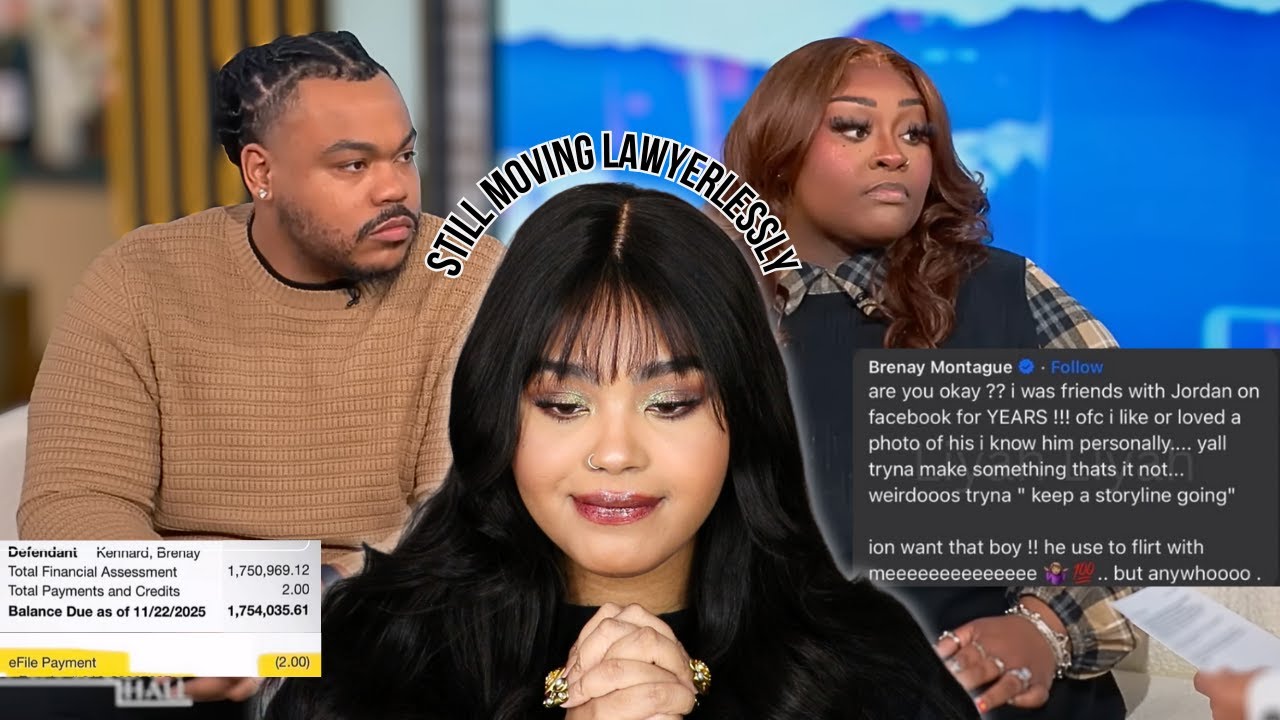 YouTube post by @KennieJD for Grüns. Caption reads: TIKTOKER BRENAY STILL THINKS THIS IS A GAME AFTER....