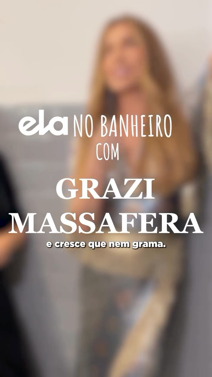 Instagram post by @maricaruso for rabanne. Caption reads: ENTREVISTA NO BANHEIRO

Convidada “de ouro” da....
