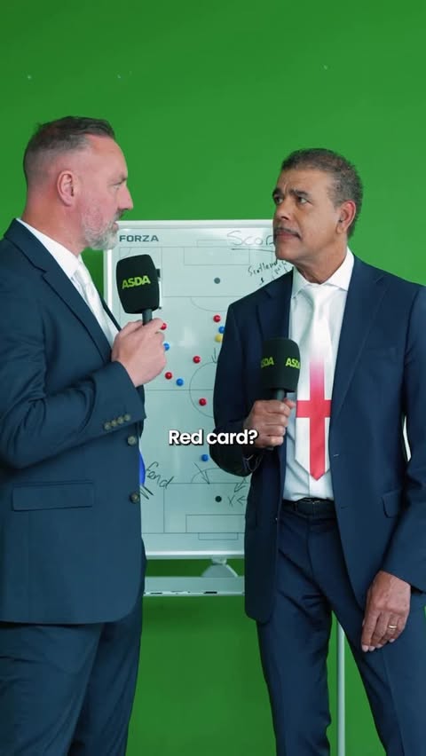 Instagram post by @krisboyd.9 for Asda. Caption reads: @chris_kammy and @krisboyd.9 are warming up for....