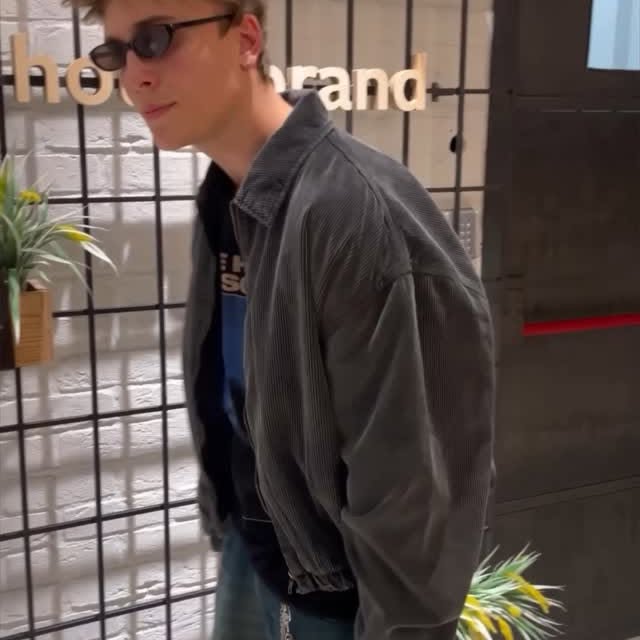 Instagram post by @frantaprachar for House Brand. Caption reads: Billie Elish x @house_brand new collection 🥀 #ad.