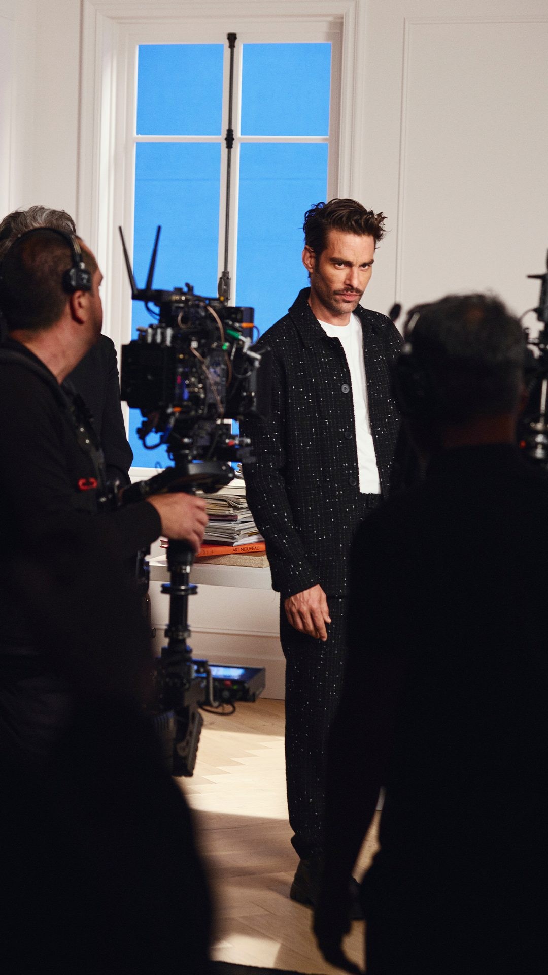 Instagram post by @loicprigent for KARL LAGERFELD. Caption reads: This synergy is sliving. Discover the duality....