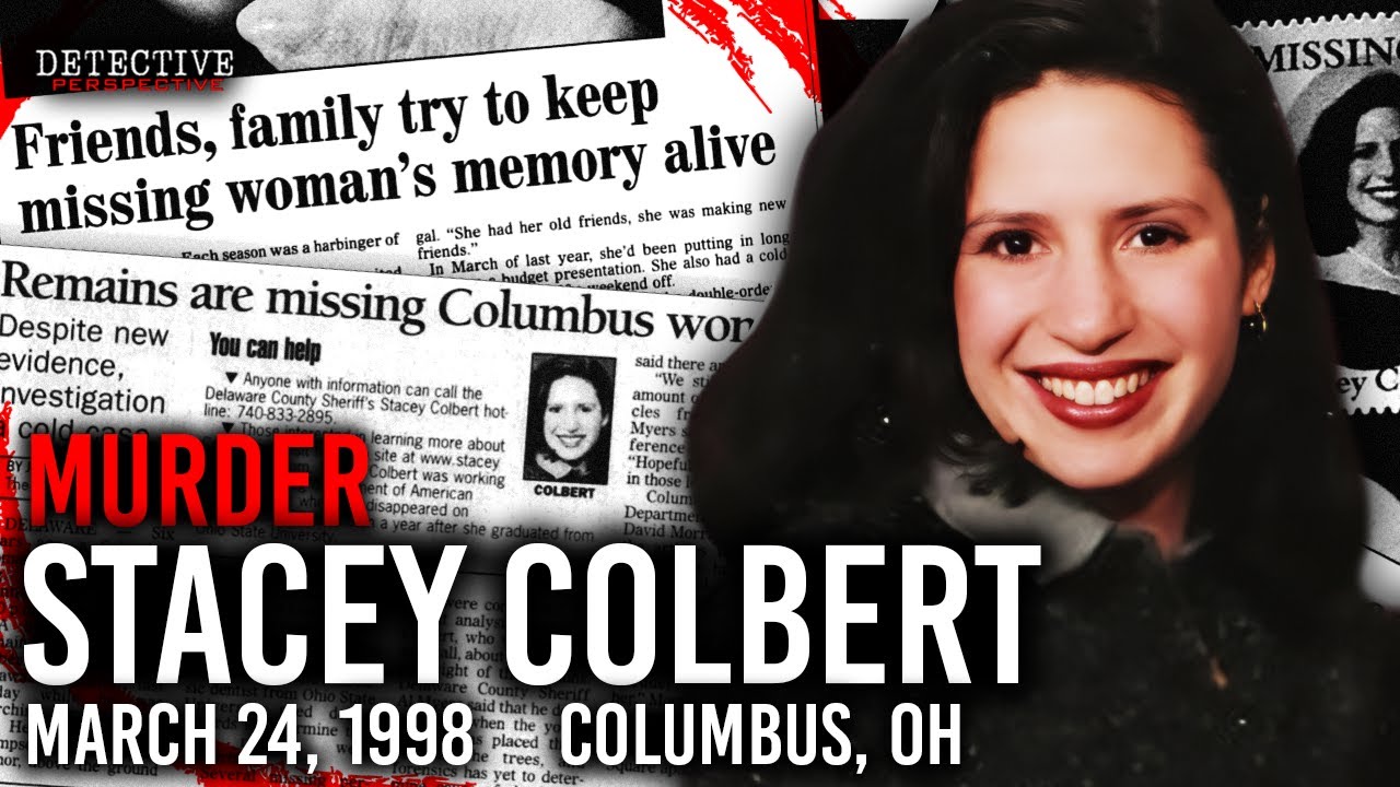 YouTube post by @DerrickVLevasseur for Hungryroot. Caption reads: MURDER: Stacey Colbert.