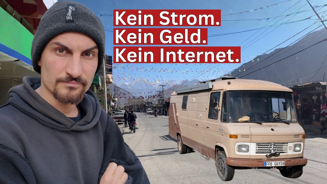 YouTube post by @muchogustl for Holafly. Caption reads: Arrival in Pakistan - and nothing works….