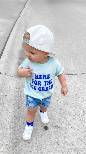 Instagram post by an influencer for LITTLE BIPSY. Caption reads: There’s nothing better than ice cream on a summer....