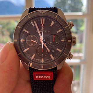 Instagram post by @felix_neureuther for NORQAIN. Caption reads: Caption: «Time has been an essential part of my....