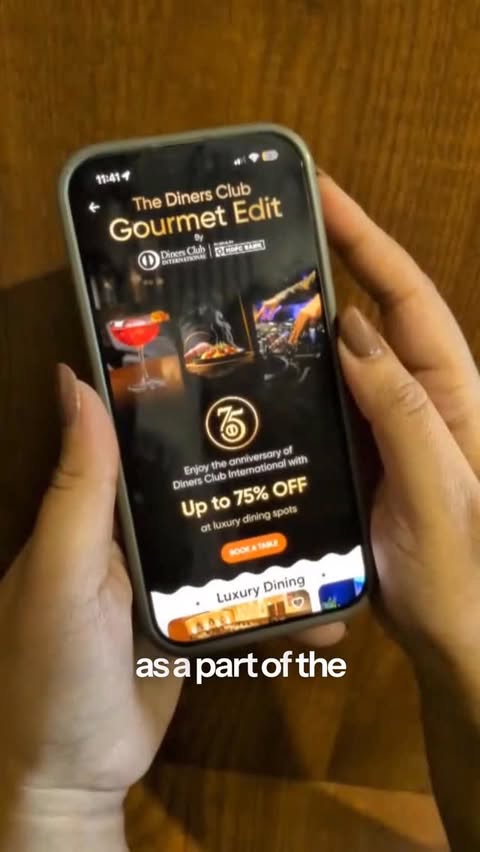 Instagram post by @slaydoublecheese for HDFC Bank. Caption reads: Pune knows good food and now, it gets better. The....