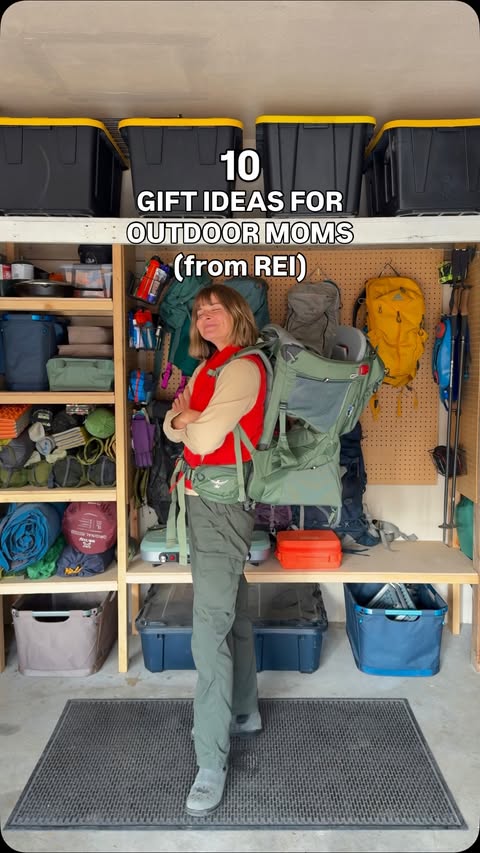 Instagram post by @wherewewentnext for REI. Caption reads: [...] the outdoors with their little ones!....