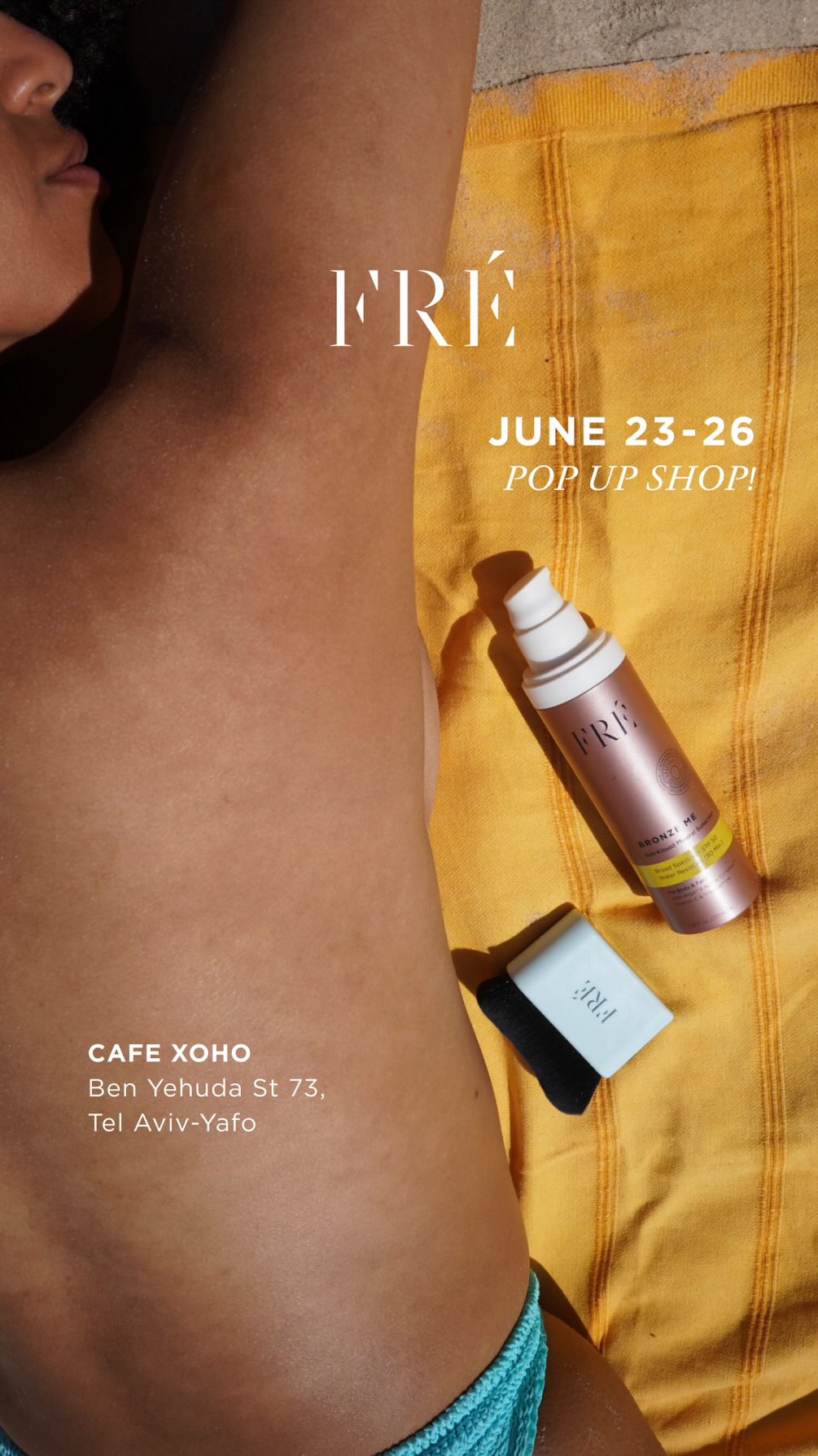 Instagram post by @cafexoho for Freskincare. Caption reads: 🎉 We’re popping up! 🎉
Join us for 4 days of fun....