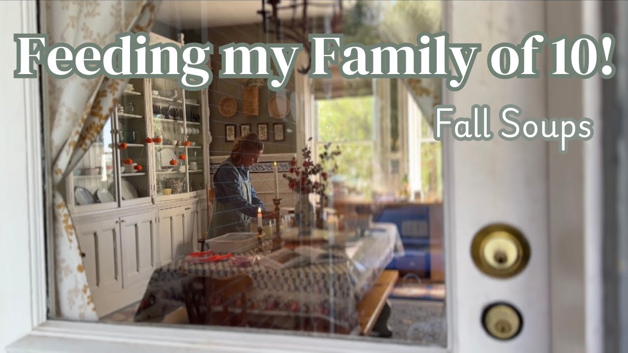 YouTube post by @countrycastleliving for FROWNIES. Caption reads: Cozy Fall Menu  .