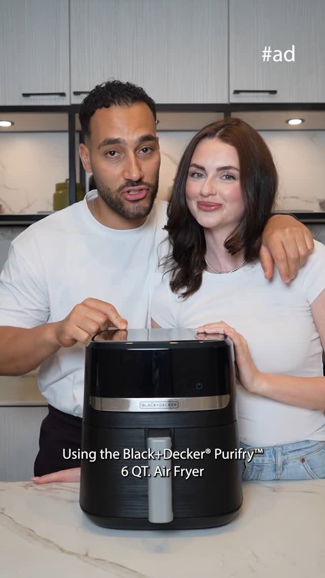 Instagram post by @hashandlyss for PowerXL. Caption reads: #ad Who cooked it best, me or Hash? Using the....