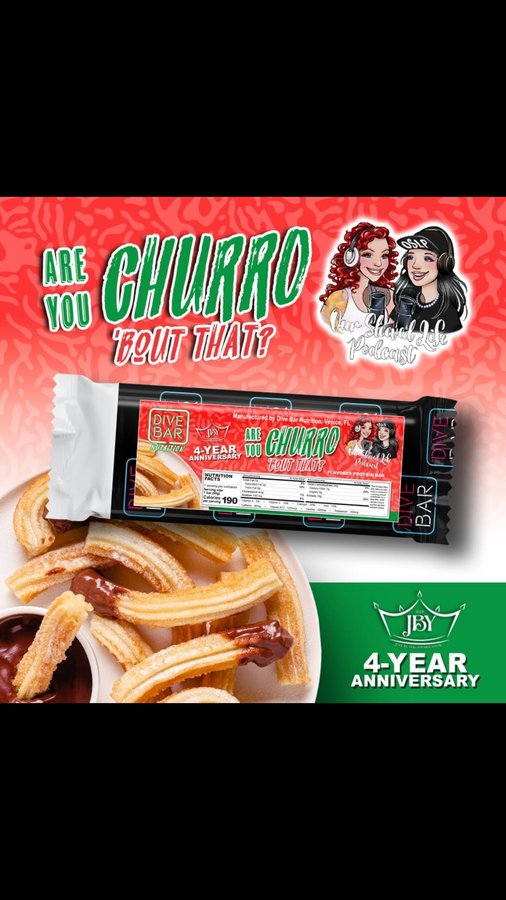 Instagram post by @oursleevedlifepodcast for Dive Bar Nutrition. Caption reads: As we mark the 4-year anniversary of Our Sleeved....