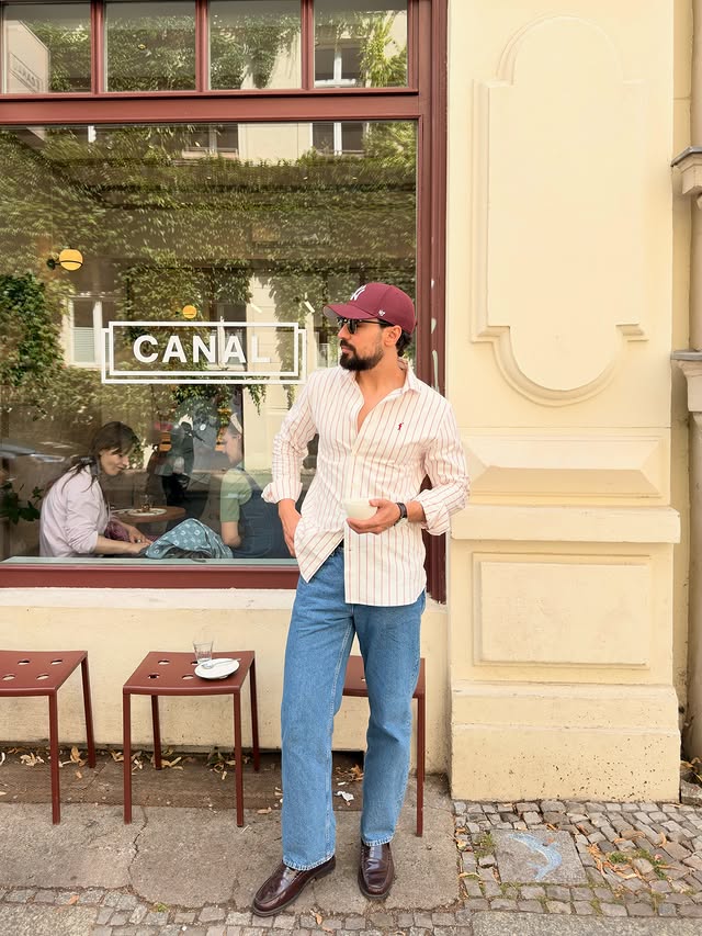 Instagram post by @razaghi.mehrad for Polo Club. Caption reads: Details define the man. @poloclub defines the look....