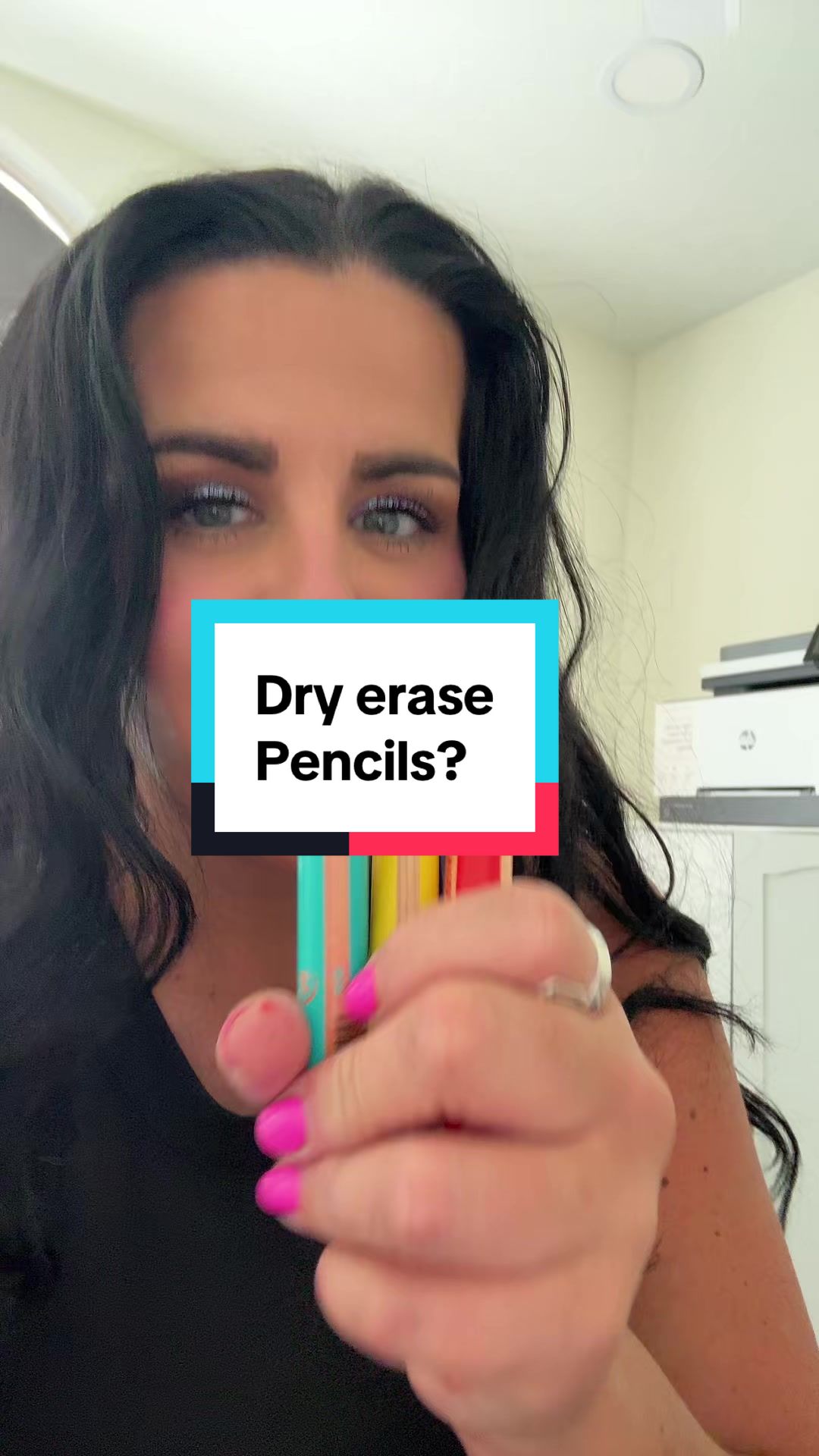 TikTok post by @creative__lettering for STABILO. Caption reads: Linked in my Amazon! What?!! These are SO GOOD 😍....