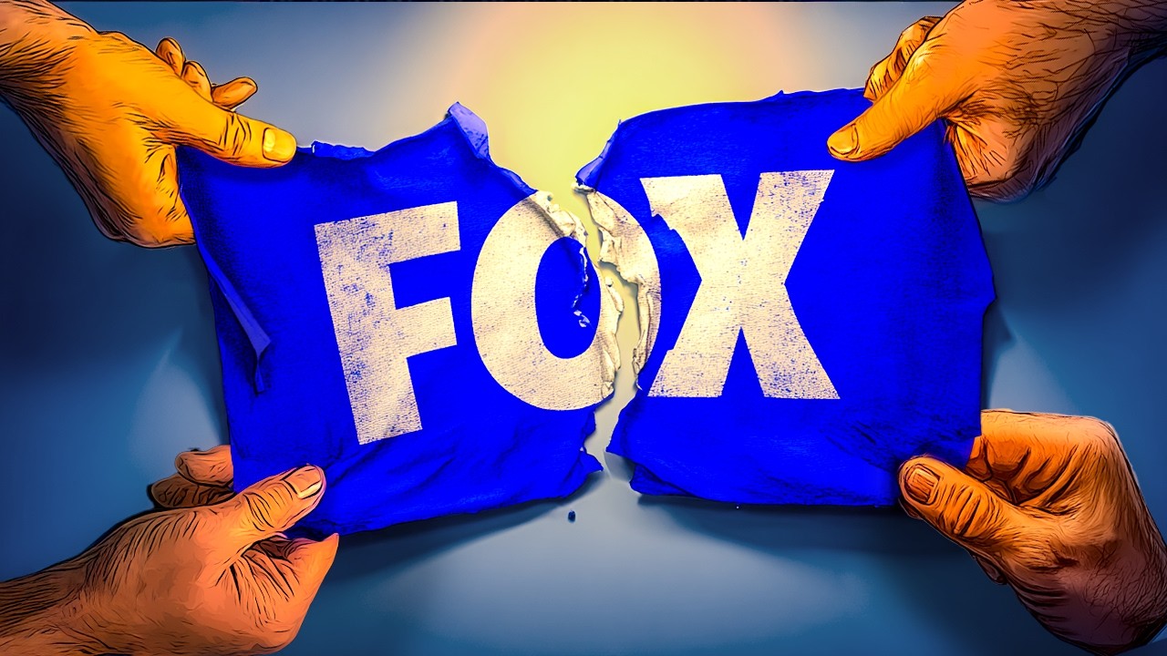 YouTube post by @fern-tv for The Atlantic. Caption reads: The Battle for Fox.