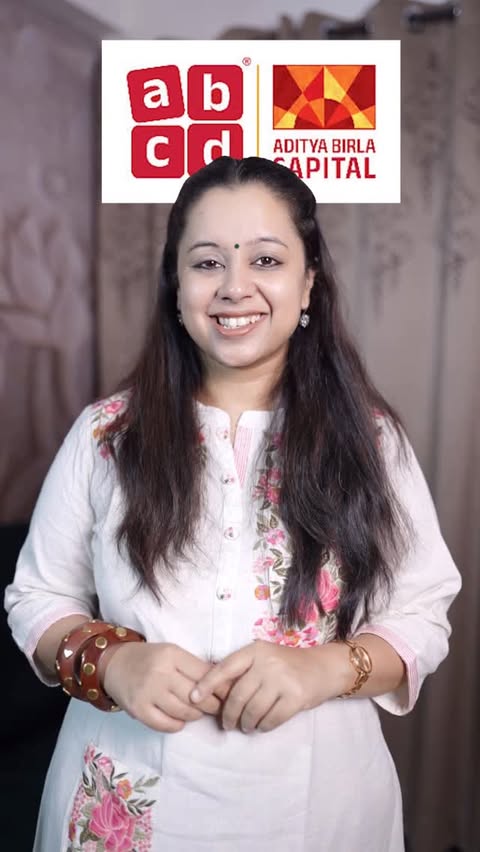 Instagram post by @firstime_mom for Aditya Birla Capital. Caption reads: [...] #SmartSpending #MedicalExpenses....