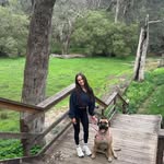 Instagram post by @sammfrost_ for Dog Friendly Co. Caption reads: Our pups are loving their @dogfriendlyco....