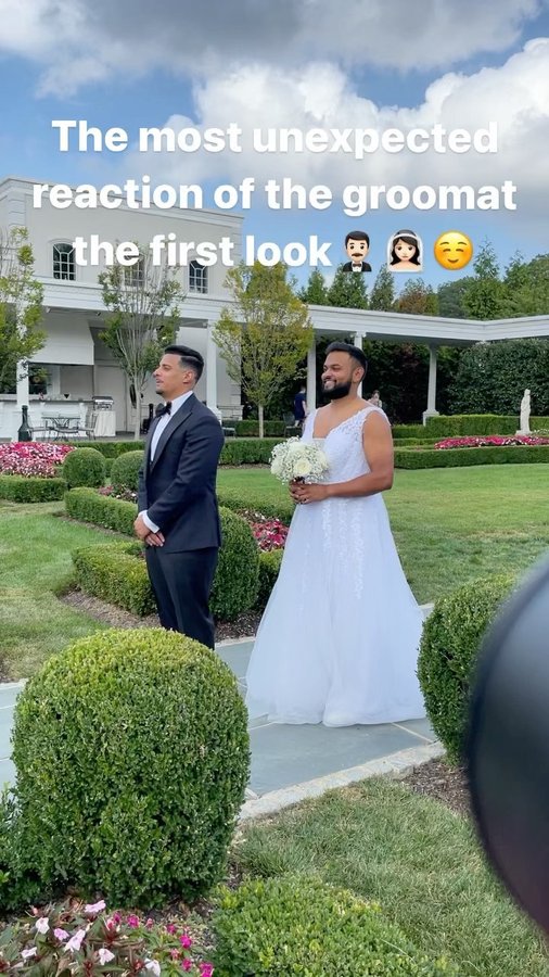 Instagram post by @andrii_bondarets_ for BRIDES. Caption reads: Photographer @andrii_bondarets_ @jkabbsss....