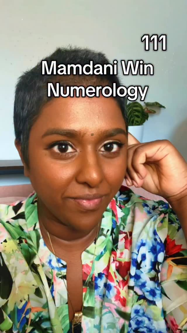 Instagram post by @latha_jay_ for Marni. Caption reads: Mamdani is officially becoming the 111th Mayor of....