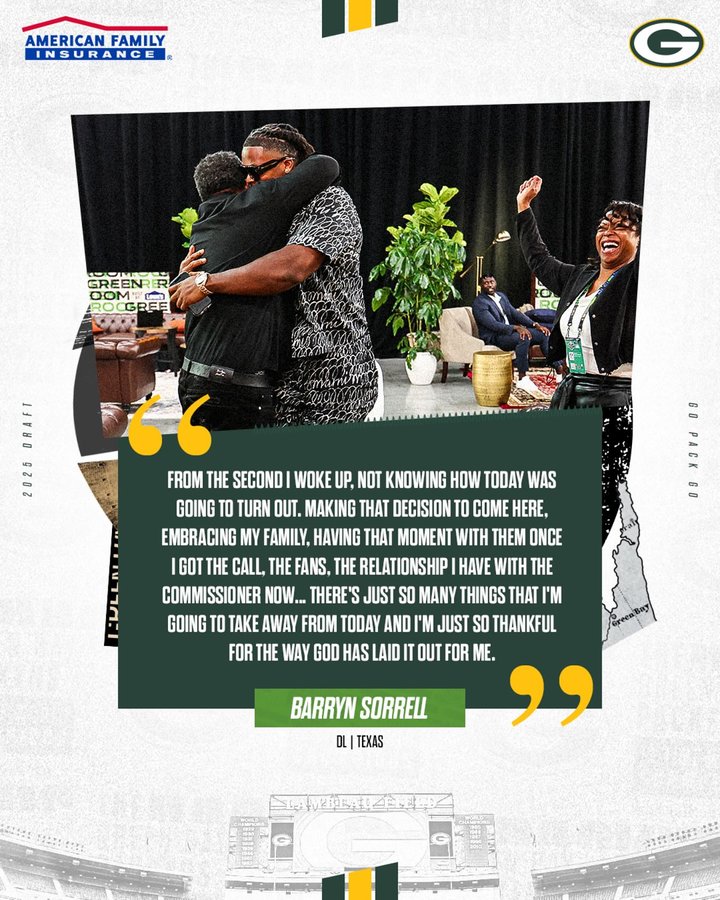 Instagram post by @barrynsorrell for American Family Insurance. Caption reads: Memories for a lifetime.