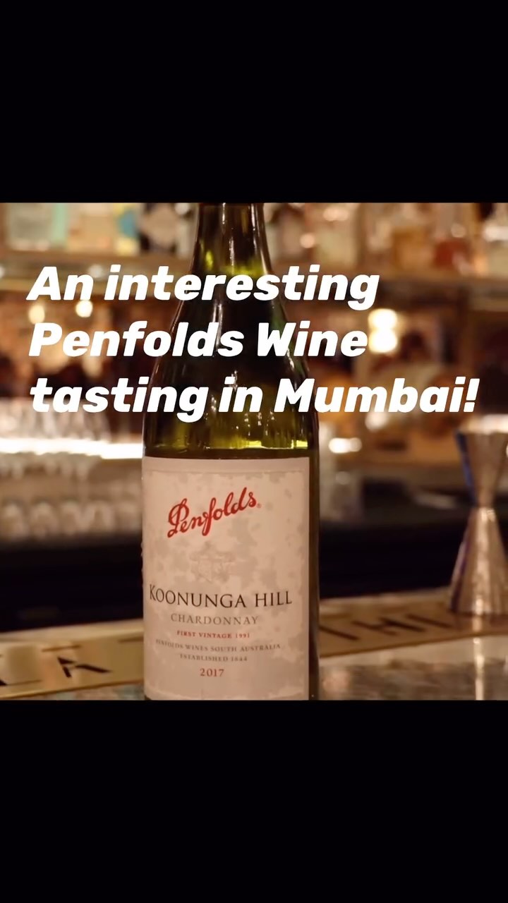 Instagram post by @chilledoutsam for Penfolds Wines. Caption reads: An elegant evening of storytelling and tastings in....