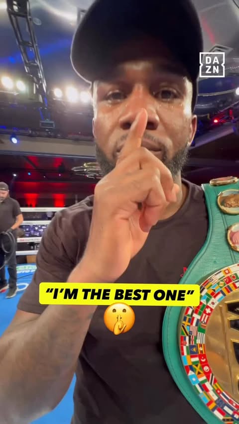 Instagram post by @caballobronco for DAZN Boxing. Caption reads: @caballobronco with a message! 🤫 #AdamesWilliams....