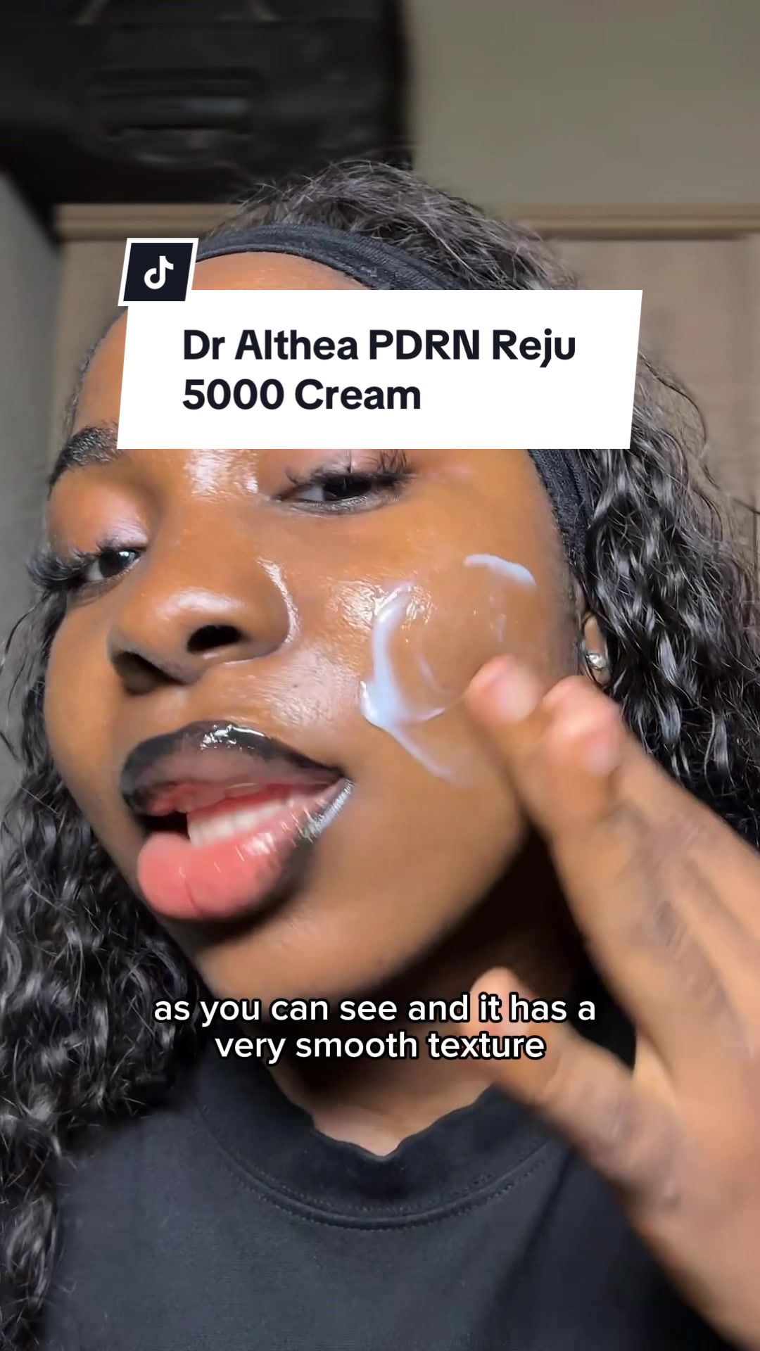 TikTok post by @theonlymimi__ for Dr.Althea. Caption reads: [...] #skinbarrier #koreanskincare @Dr.Althea US.