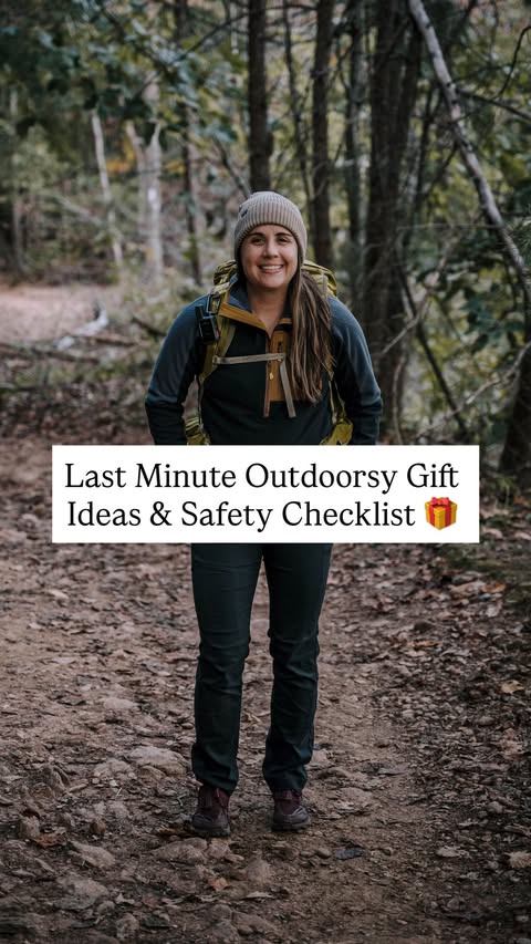 Instagram post by @bethanycorataylor for REI. Caption reads: 🎁📣😉 LAST MINUTE SHOPPERS! @rei 

Yeah–you know....