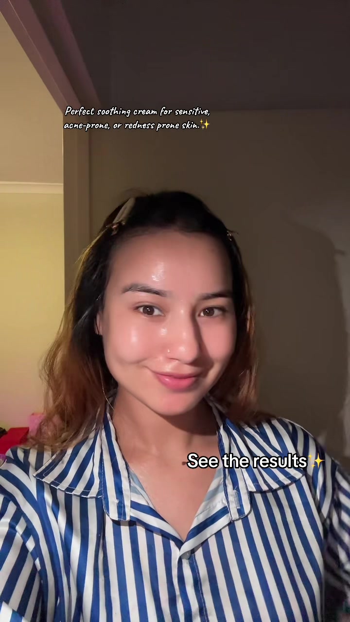 TikTok post by @sabitathapa58 for Dr.G. Caption reads: [...] No fragrance. Just soothing care🫶✨.#pr #drg....