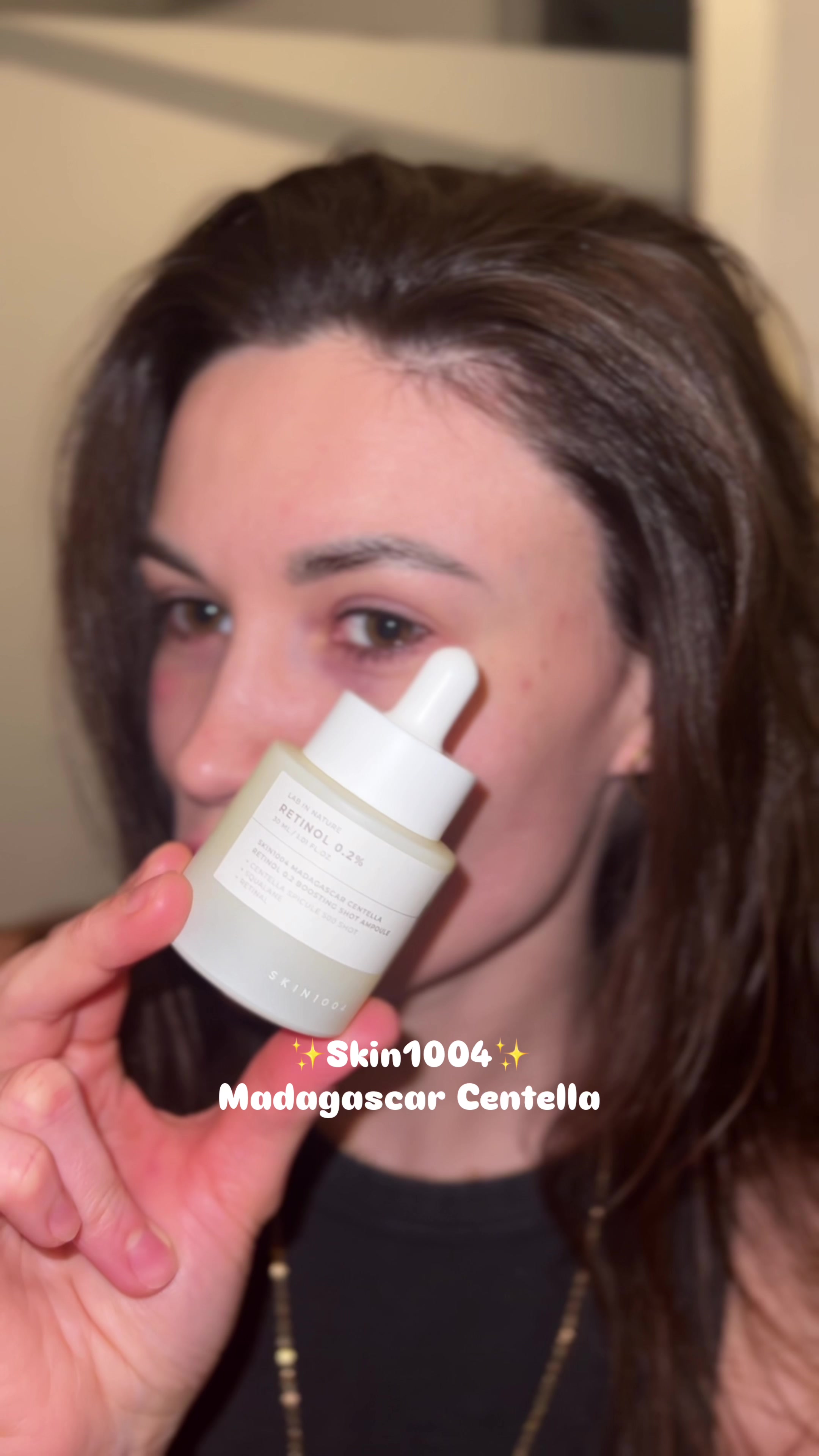 TikTok post by @ugc.baby_000 for Picky. Caption reads: Skin1004 Retinol 0.2 Boosting Shot Ampoule ✨ Clean....