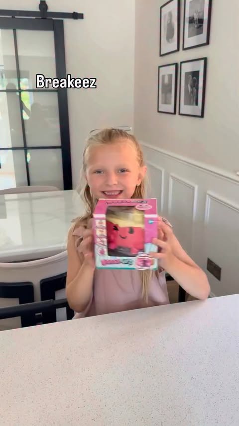 Instagram post by @hughesfamily__ for Vivid Toy Group. Caption reads: Let the fun begin! 🍰 . AD #ad @vividtoys_....