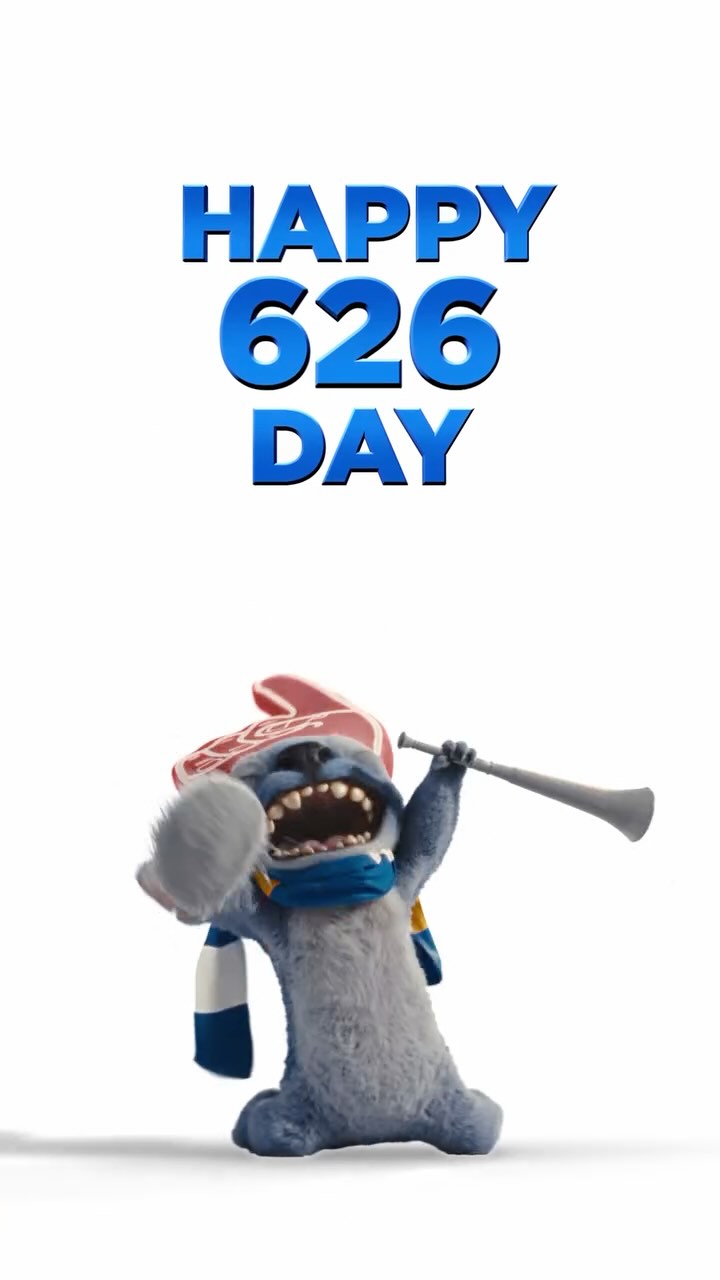 Instagram post by @chrissandersart for Walt Disney Studios. Caption reads: Happy 626 Day from the cast of #LiloAndStitch! 💙.