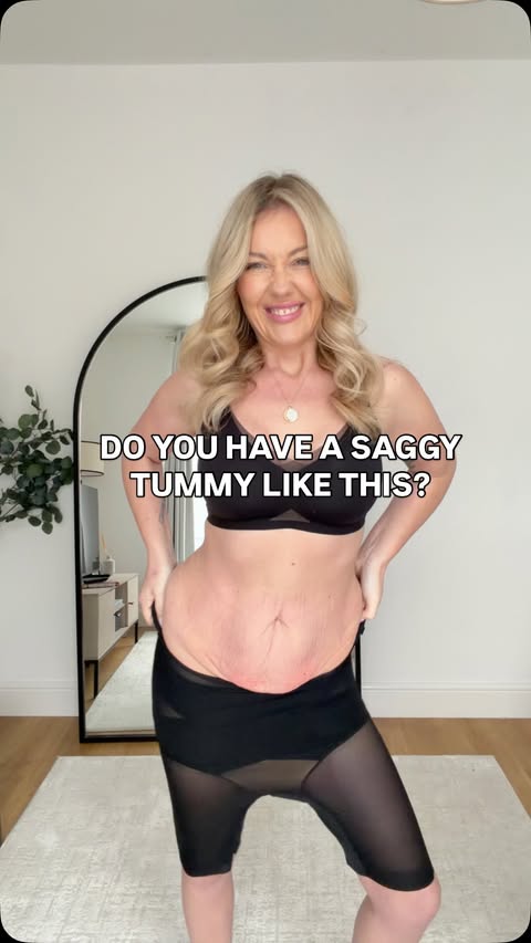 Instagram post by @thebodypositivemum for Honeylove. Caption reads: [...] shapewear. You all know I live in the....