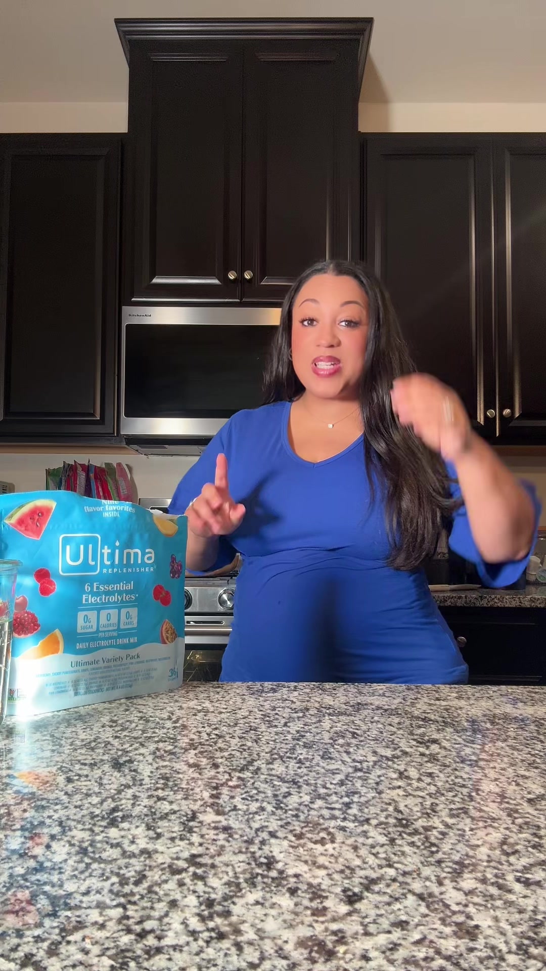 TikTok post by @abbyexplainsitall for Ultima Replenisher. Caption reads: If you want to try @Ultima Replenisher let me know....