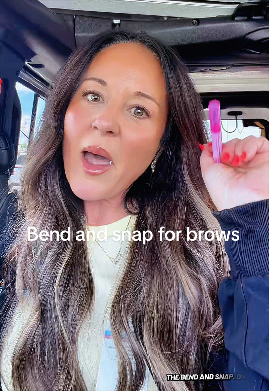 TikTok post by an influencer for NYX Cosmetics MX. Caption reads: [...] @NYX Professional Makeup @NYX Cosmetics MX....