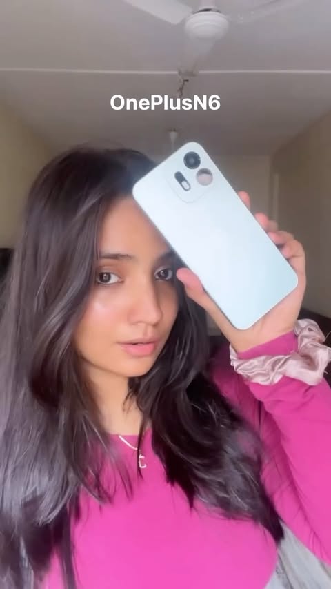 Instagram post by @janviitripathii for OnePlus. Caption reads: Still going strong. 💚✨ Grab the OnePlus Nord 6....