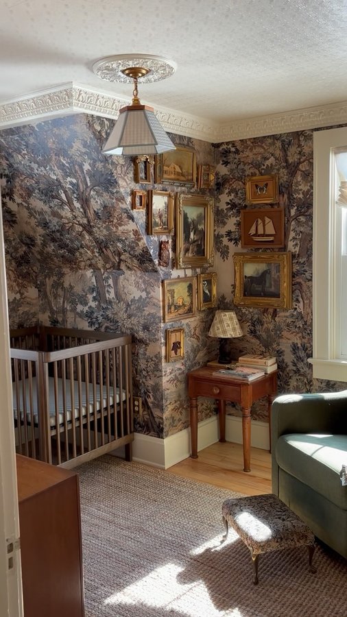 Instagram post by @annabellucci for Babyletto. Caption reads: The Pogo 8 in 1 convertible crib by @babyletto is....