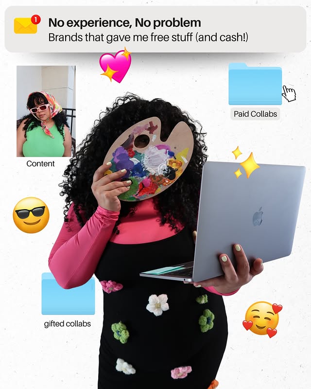 Instagram post by @meli.cita.abreu for Pela Case. Caption reads: Swipe → these brands paid me or gifted me before I....